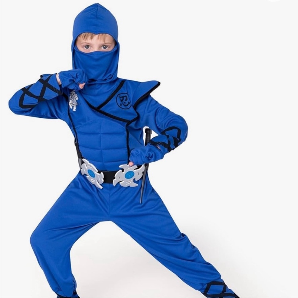 Blue Ninja Kids Costume (2 costumes)
